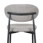 Dining Chair Samuel, Set of 4 Classic Design, Metal Frame Grey