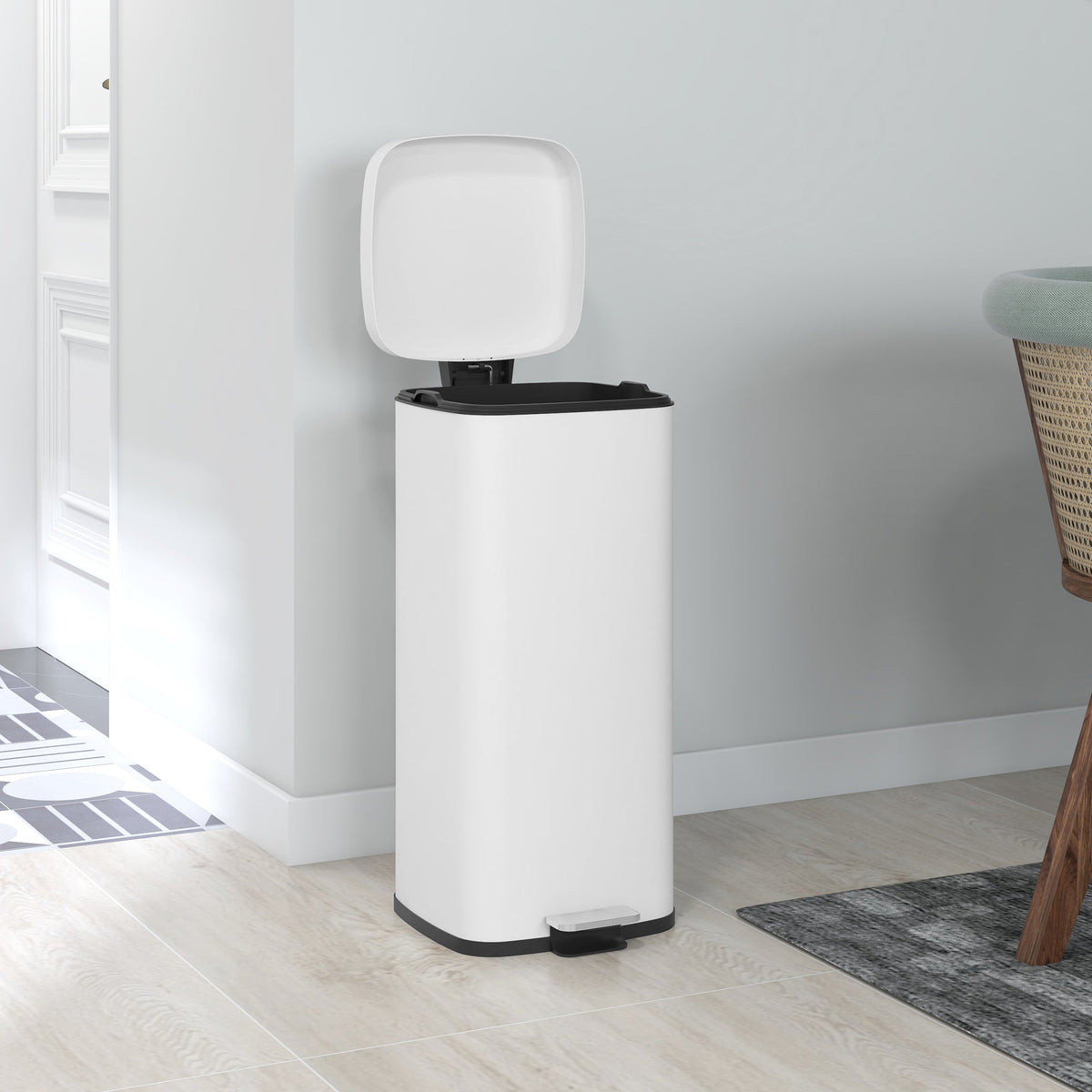 Pedal Bin 30L, Foot Pedal Metal