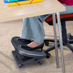 Footrest, 3 Heights Adjustable, HIPS Black