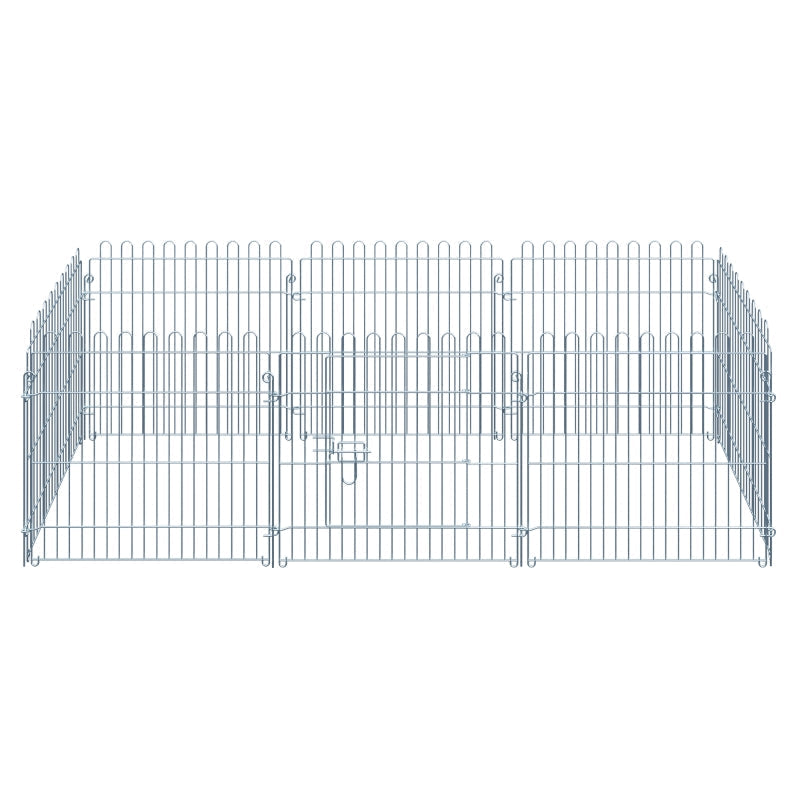 Free-Range Enclosure, 8-Part Puppy Playpen W63 x H60 cm