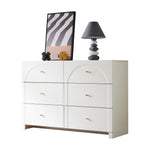 Chest of Drawers with 6 Drawers, White