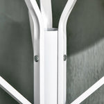 Coat Rack, Standing Hallway, Metal White