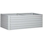 Raised Bed, Steel Planter 180x90x60cm, Steel