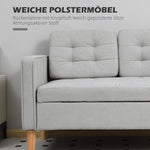 2-Seater Sofa with Storage, Upholstered Velvet Look, 117x62x78 cm