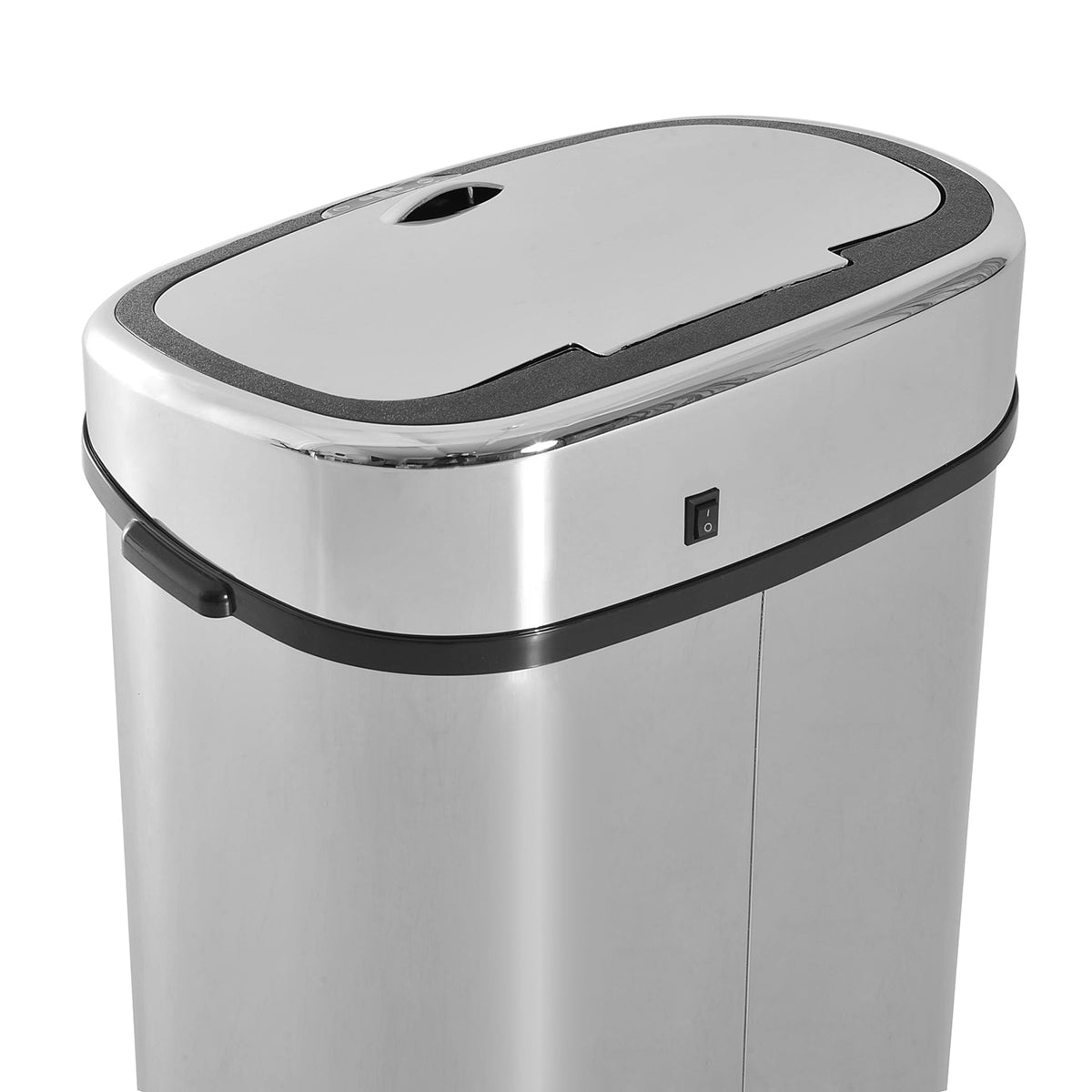 Automatic Trash Can Sensor Kitchen 68L, Stainless Steel Silver