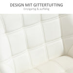 Single Armchair, Raised Legs, Upholstered, Cream