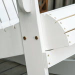 Adirondack Rocking Chair, Weatherproof for Garden/Balcony, White