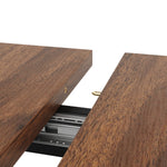Dining Set, 5-Piece Extendable for 4, Black Velvet & Walnut