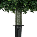 Artificial Boxwood Shrubs Set of 2 Large 70cm UV Protection - Realistic Green