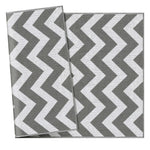 Outdoor Carpet Waterproof Plastic 121x182cm, Light Grey/White