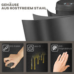 Sensor Waste Bin, 30L Touchless Soft-Close, Stainless Steel