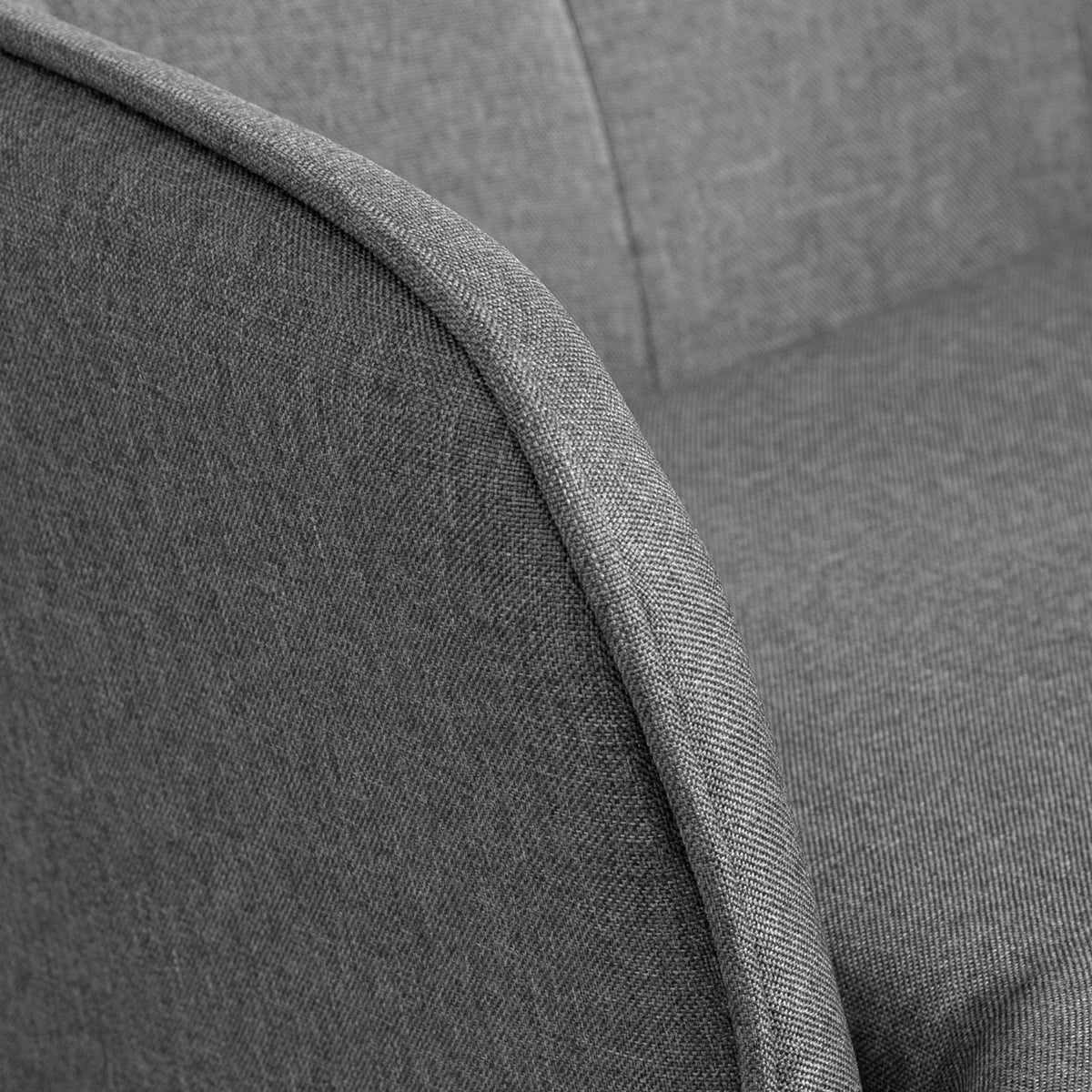 Rocking Chair with Footstool, 130kg Capacity Armrests Recliner, Linen Look
