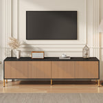 TV Cabinet Modern Low 179cm Color-Block Design
