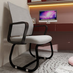 Minimalist Modern Office Chair, Metal Frame, Soft & Comfortable, Multi-Color
