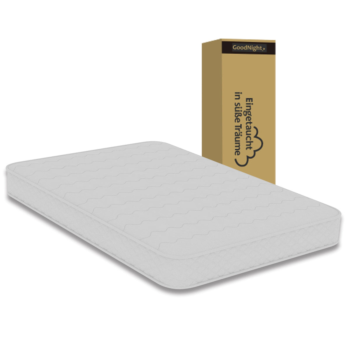 Mattress 3D Breathable Independently Wrapped Dual Support 160x200cm - White