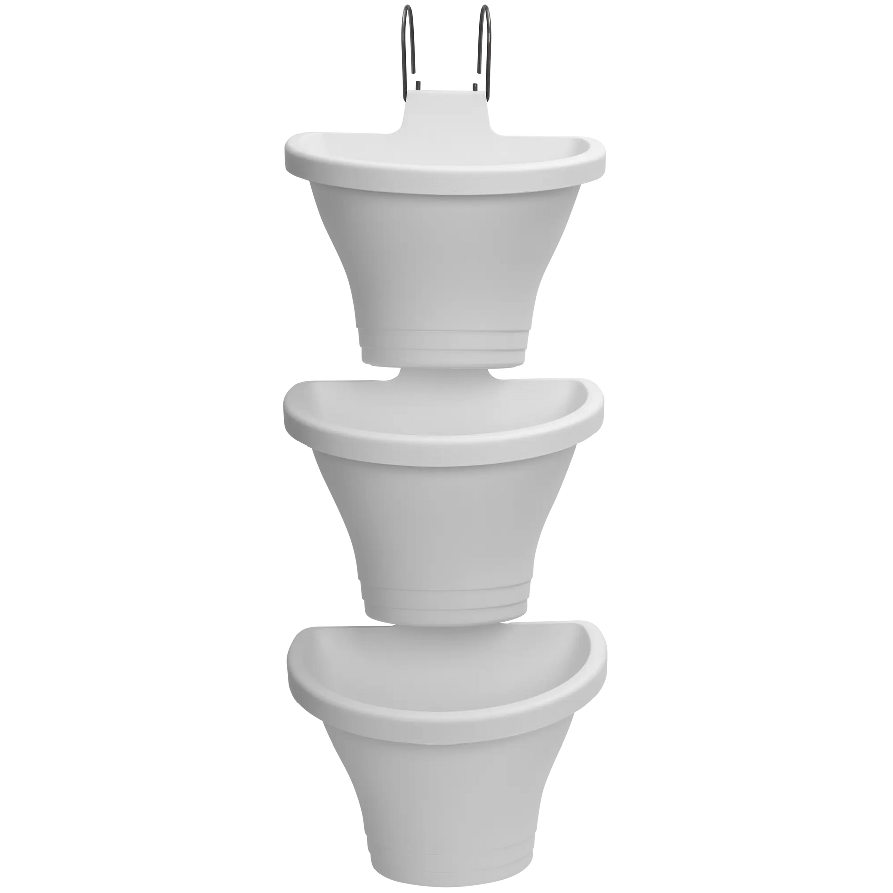 Corsica Vertical Forest 24Cm Set/3 (White)