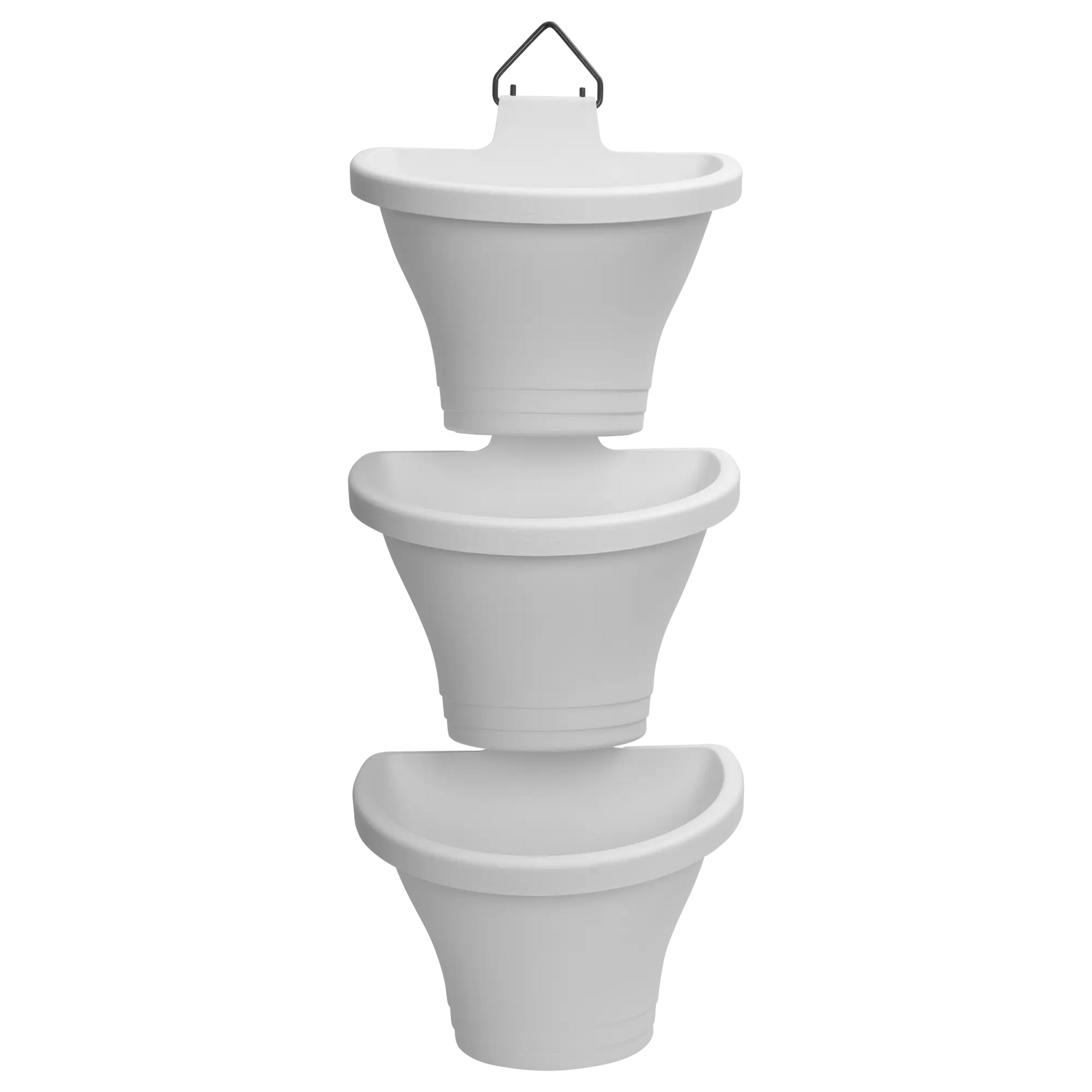 Corsica Vertical Forest 24Cm Set/3 (White)