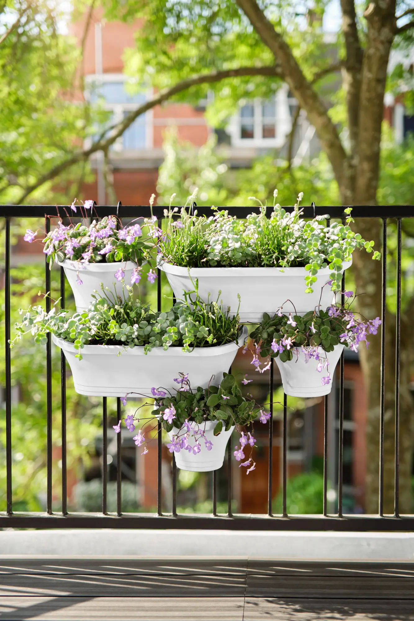 Corsica Vertical Forest 24Cm Set/3 (White)