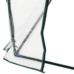 Greenhouse with Door, Cold Frame, Plant Growing, Steel PVC