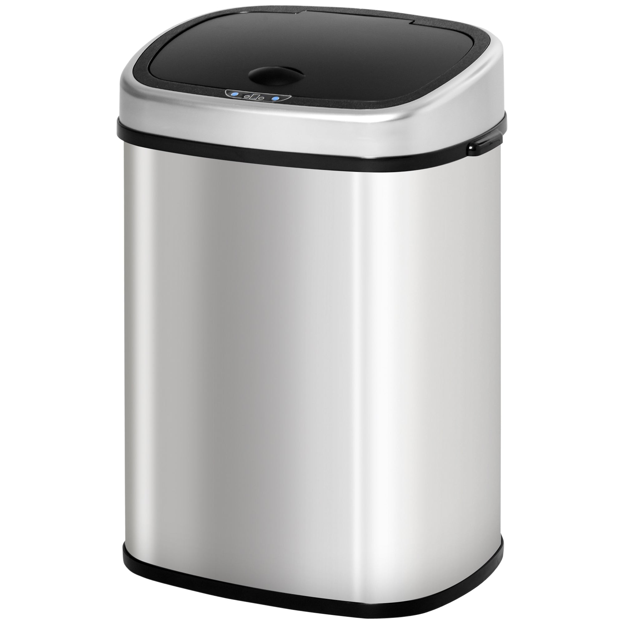 Trash can, 48L Infrared Sensor Hygienic, Stainless Steel Silver