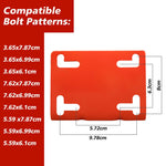 Basketball Rim Replacement, Heavy Duty, Wall/Door Mounted, In-Ground & Wall-Mounted, Red