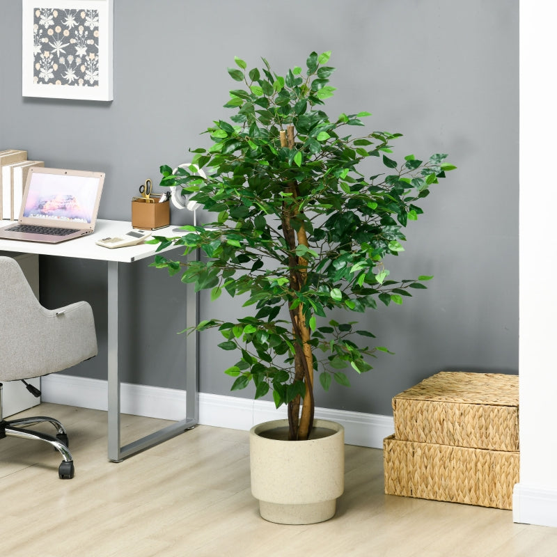 Ficus Tree Artificial Plant, Lifelike 150cm, Green