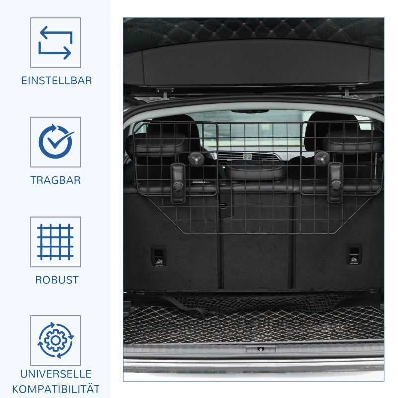 Dog Guard Car Trunk Guard, Universal Adjustable, Metal