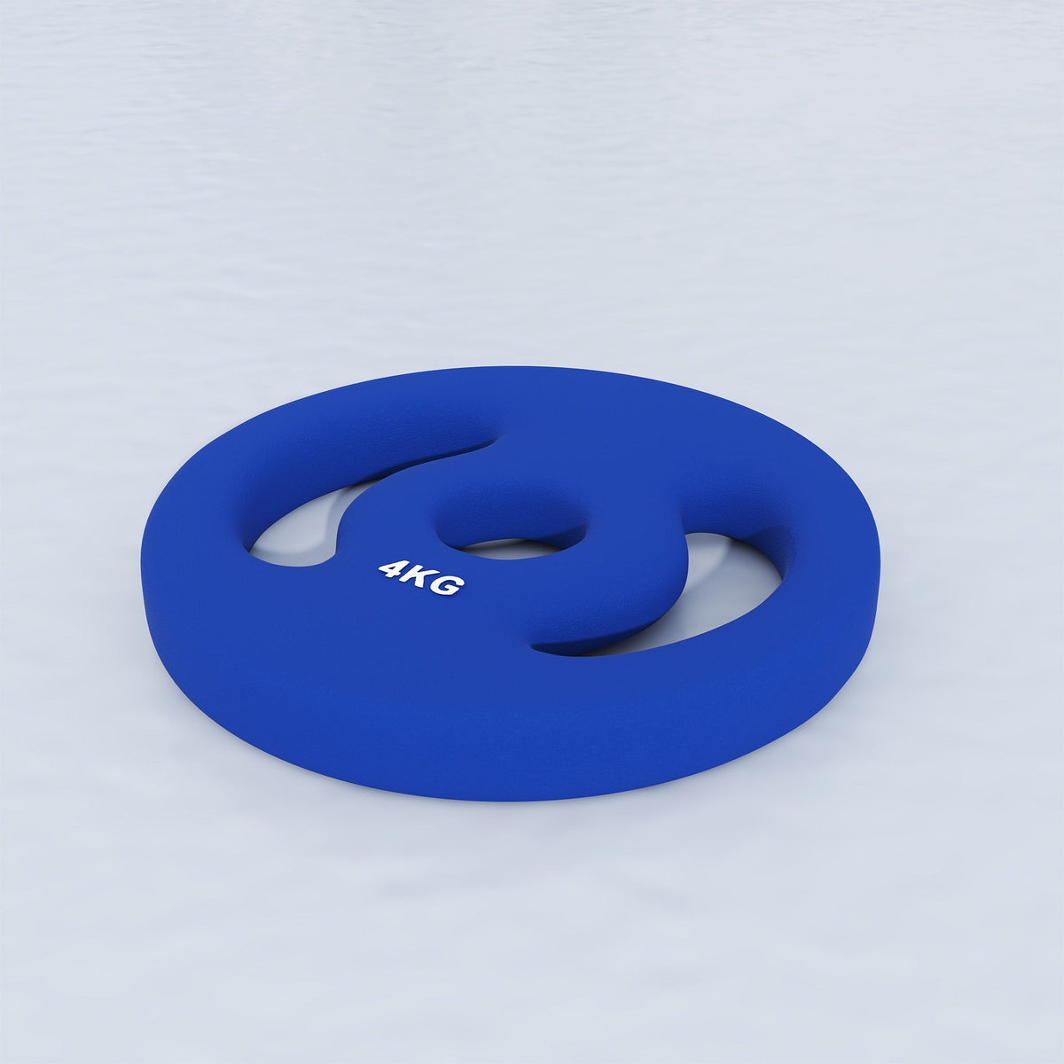 Dumbbell Weights, 2 x 4 kg, 2.5 cm Barbell, Blue