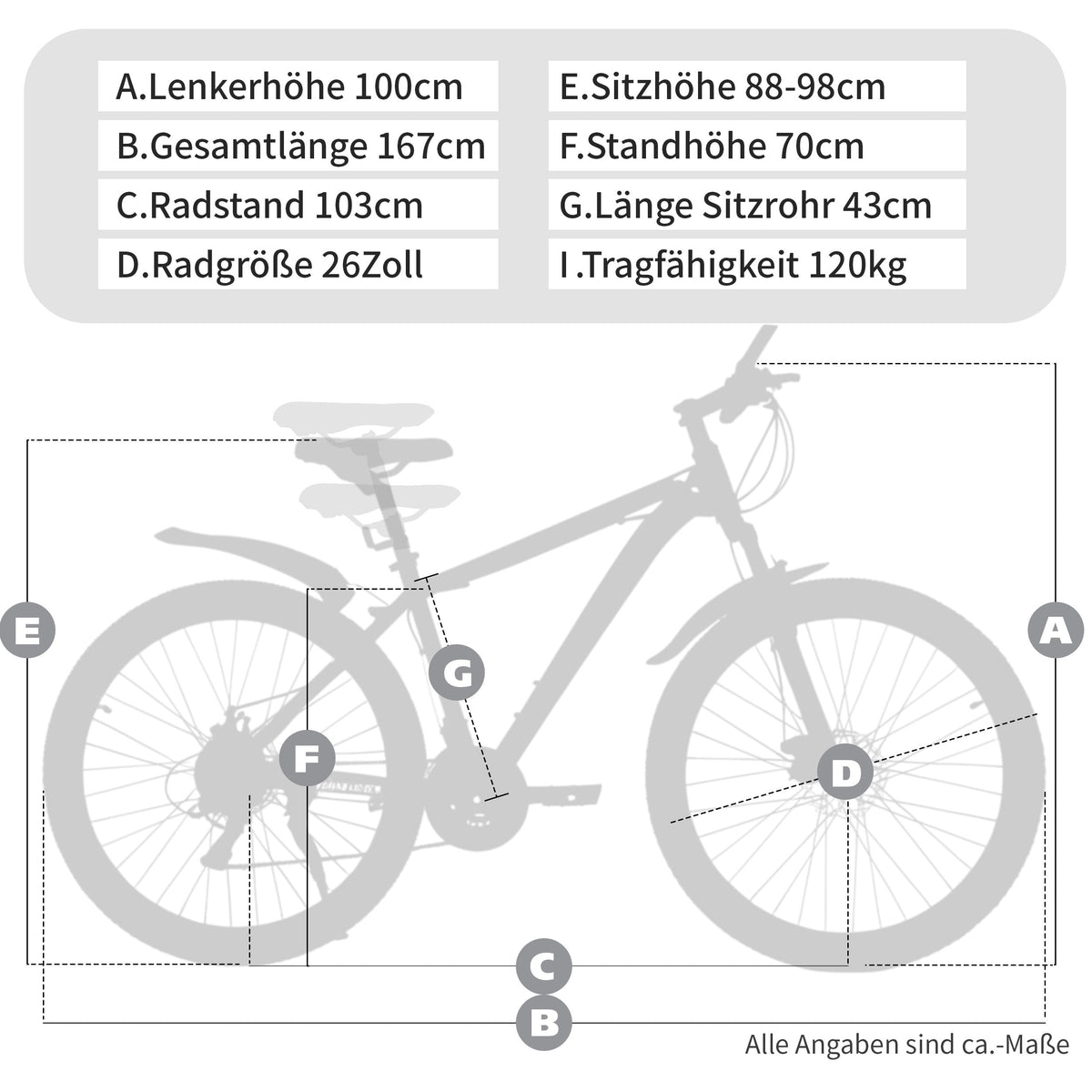 26-inch Hardtail Mountain Bike, 21-Speed Shimano Tourney with Disc Brakes, Steel