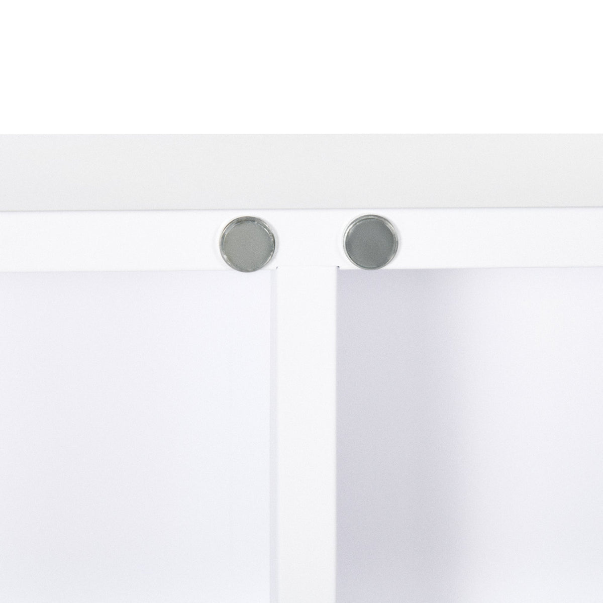 Medicine Cabinet 2-Door 6 Shelves Wall-Mounted Steel White 55x18x60cm