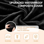 3FT Bean Bag Chair Sofa, Soft Comfortable Reading Chair for Adults, Bedroom/Balcony Use