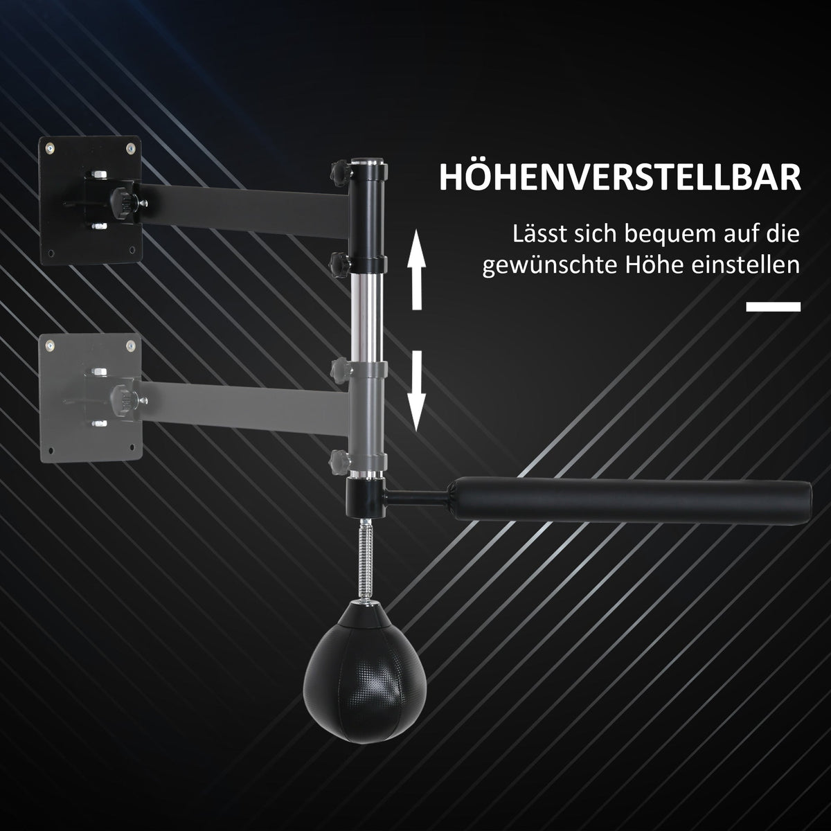 Boxing Frame, Foldable, Height Adjustable, 360° Swing, Steel
