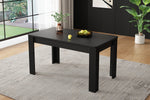 Dining Table Rectangular Modern Simple - Black