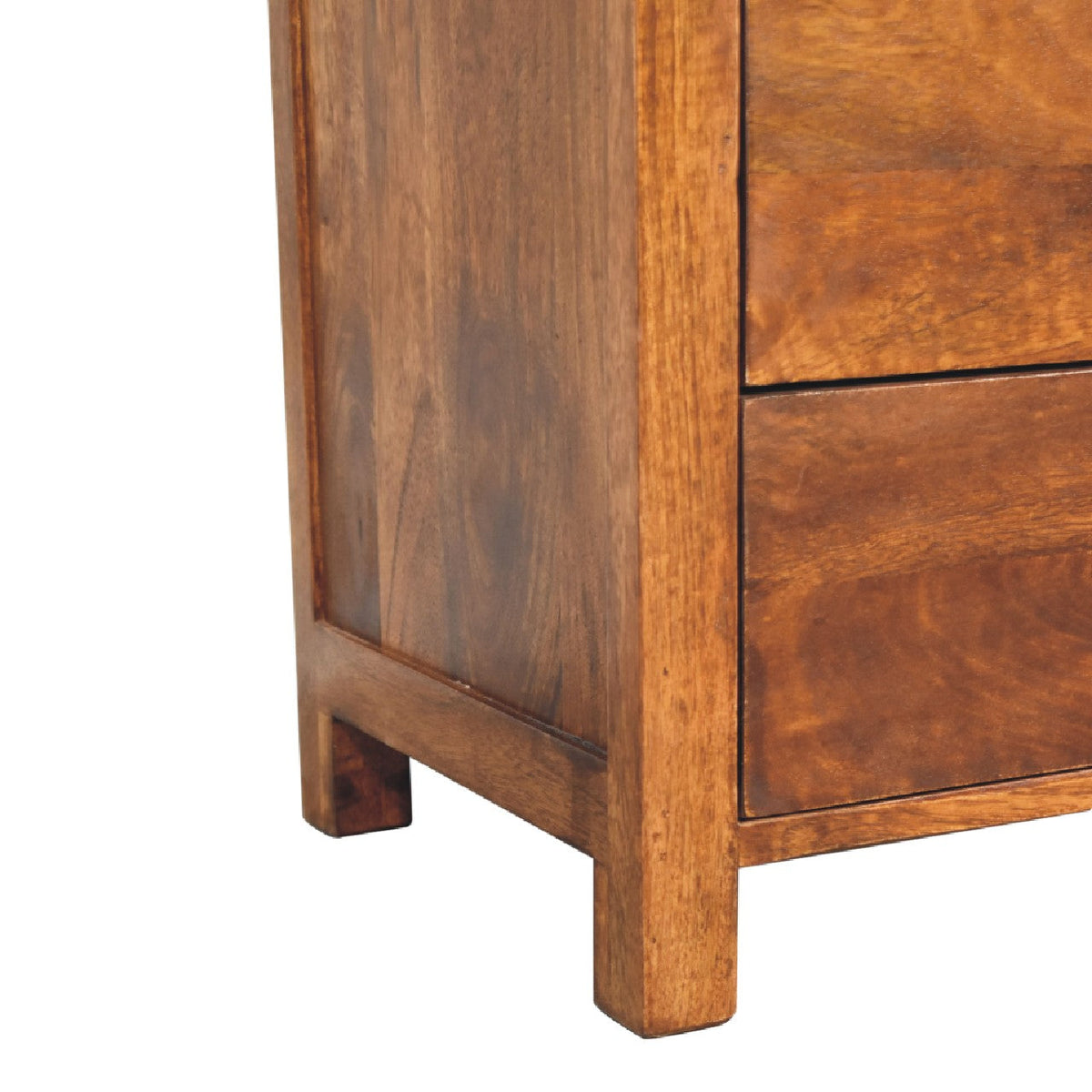 Aspen Tallboy 5-Drawer Solid Wood, Brown