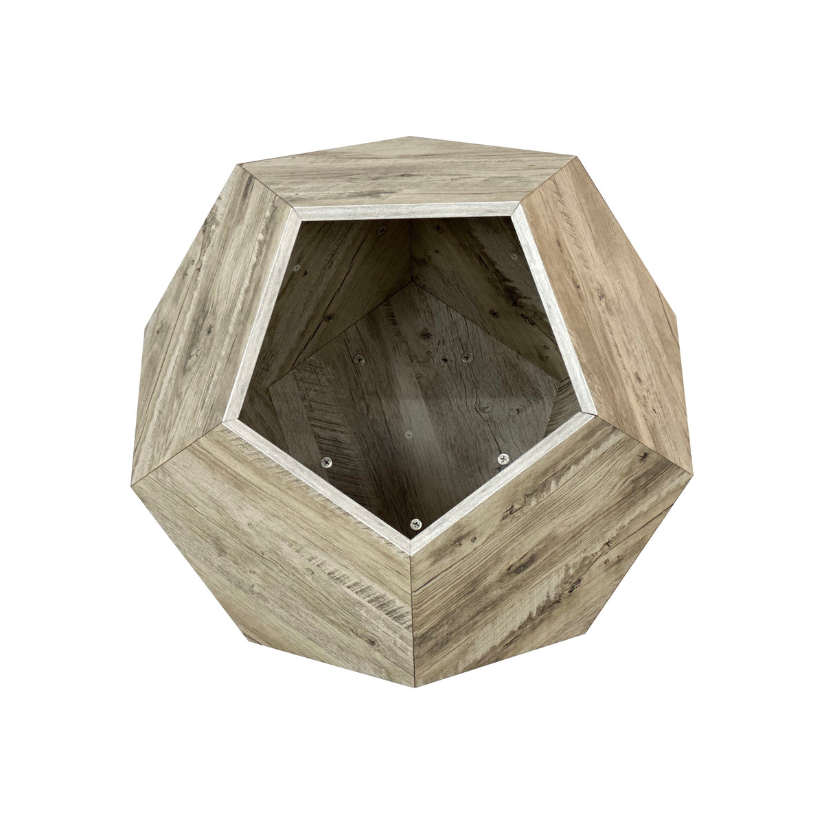 Cat Carrier Sofa Side Table Planter, Modern Multifunctional Furniture, Colored Flower Oak