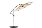 Outdoor Umbrella 14.8 Ft Double Sided Rectangular Large with Crank, Khaki