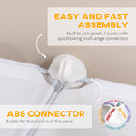 Shoe Cabinet Shelf, Storage Boxes, Plastic and Steel, White