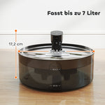Cat Fountain 7L Quiet Pump LED Filter Stainless Steel