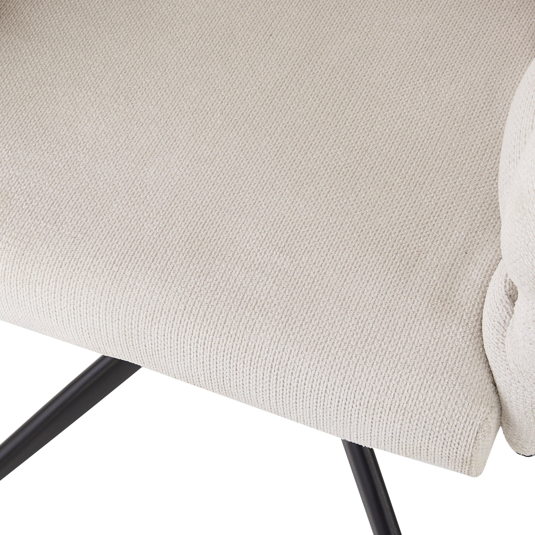 Velvet Swivel Chairs (2 Pcs) 360° Rotatable Ergonomic - Beige
