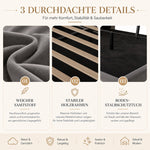 Upholstered Bed 160x200 with Storage & LED, Dark Gray Velvet