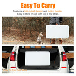 Folding Table 244cm, Portable Heavy Duty, White