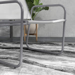 3-piece Bistro Set, Balcony Furniture, Mesh Light Grey