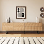 Low TV Cabinet Modern 180cm with Unique 3D Texture