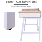 Desk with Storage & Drawer, Large Top, Wood