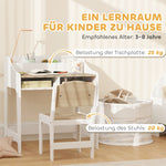 Children's Desk Set, Storage, Chair, Wood