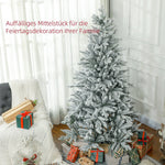 Christmas Tree 180 cm, Snow-Covered, Flame-Retardant, Green