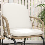 Rattan Rocking Chair Set, 3-Piece with Coffee Table & Cushions for Patio/Balcony