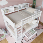 Rathgal white bunk bed with storage