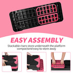 Aerobic Step Platform Adjustable Height 68.5cm Deck 10/15/20cm