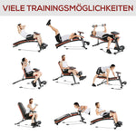 Multifunctional Weight Bench, Multi-Gym Spring Booster, 120kg, Black